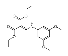 diethyl 3,5-dimethoxyanilinomethylenemalonate Structure