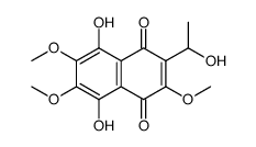 5,8-Dihydroxy-2-(1-hydroxyethyl)-3,6,7-trimethoxy-1,4-naphthoquinone picture