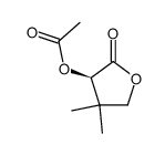 (R)-2-acetoxy-3,3-dimethyl-γ-butyrolactone Structure