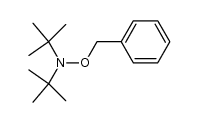 N,N-di-t-butyl-O-benzylhydroxylamine Structure