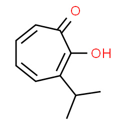 2,4,6-Cycloheptatrien-1-one,2-hydroxy-7-(1-methylethyl)-(9CI) Structure