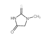 4-Imidazolidinone,1-methyl-2-thioxo- structure