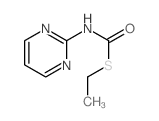 2-Pyrimidinecarbamicacid, thio-, S-ethyl ester (7CI,8CI) structure