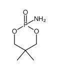 2-Amino-5,5-dimethyl-1,3,2-dioxaphosphorinane 2-oxide结构式