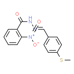 N'-[4-(methylsulfanyl)benzylidene]-2-nitrobenzohydrazide结构式