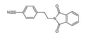 4-[2-(1,3-dioxo-1,3-dihydro-isoindol-2-yl)ethyl]-benzonitrile Structure