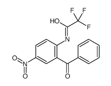 N-(2-benzoyl-4-nitrophenyl)-2,2,2-trifluoroacetamide Structure