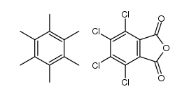 hexamethylbenzene*tetrachlorophtalic anhydride Structure