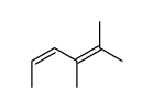 (Z)-2,3-Dimethyl-2,4-hexadiene结构式