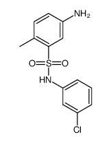 5-AMINO-N-(3-CHLORO-PHENYL)-2-METHYL-BENZENESULFONAMIDE structure