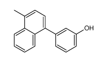 3-(4-methylnaphthalen-1-yl)phenol结构式