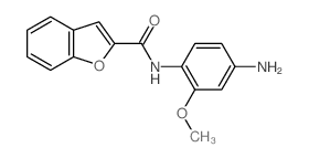 BENZOFURAN-2-CARBOXYLIC ACID (4-AMINO-2-METHOXY-PHENYL)-AMIDE Structure