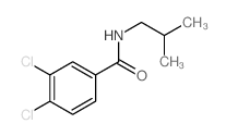 Benzamide,3,4-dichloro-N-(2-methylpropyl)-结构式