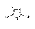 2-氨基-1,4-二甲基-1H-咪唑-5-醇结构式