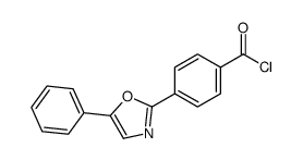 4-(5-phenyl-1,3-oxazol-2-yl)benzoyl chloride Structure