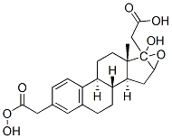 16,17-Epoxy-3,17-dihydroxyestra-1,3,5(10)-triene-3,17-diacetate structure