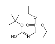 Diethyl (BOC-aminomethyl)phosphonate structure
