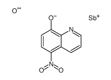 (5-nitroquinolin-8-yl)oxy-oxostibane结构式