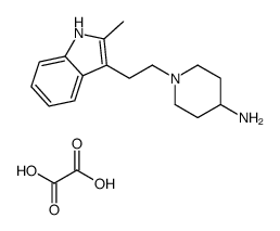 1-[2-(2-methyl-1H-indol-3-yl)ethyl]piperidin-4-amine,oxalic acid结构式