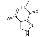 4-nitropyrazole-3-carboxylic acid methyl-amide结构式