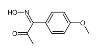 1-hydroxyimino-1-(4-methoxyphenyl)propan-2-one Structure