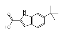 6-TERT-BUTYL-1H-INDOLE-2-CARBOXYLIC ACID Structure