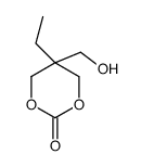 5-ethyl-5-(hydroxymethyl)-1,3-dioxan-2-one结构式