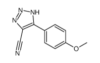 5-(4-METHOXY-PHENYL)-3H-[1,2,3]TRIAZOLE-4-CARBONITRILE structure