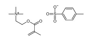 trimethyl[2-[(methacryloyl)oxy]ethyl]ammonium toluene-p-sulphonate Structure