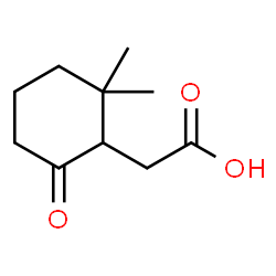 2-(2,2-DIMETHYL-6-OXOCYCLOHEXYL)ACETIC ACID结构式