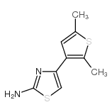 4-(2,5-dimethylthiophen-3-yl)-1,3-thiazol-2-amine Structure