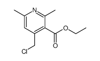 2-Methyl-6-methyl-4-chlormethylnicotinsaeure-ethylester Structure