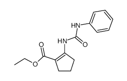 N-(2-Carbethoxycyclopentenyl)-N'-phenylharnstoff Structure