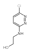 2-[(6-CHLORO-3-PYRIDAZINYL)AMINO]-1-ETHANOL structure