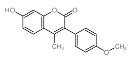7-hydroxy-3-(4-methoxyphenyl)-4-methyl-chromen-2-one picture