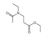 ethyl 3-[acetyl(ethyl)amino]propanoate结构式