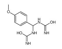 [(carbamoylamino)-(4-methoxyphenyl)methyl]urea Structure