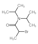 2-bromo-N,N-dipropan-2-yl-propanamide Structure