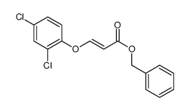benzyl (E)-3-(2,4-dichlorophenoxy)prop-2-enoate结构式
