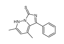 2,4-DIMETHYL-5-PHENYLIMIDAZO[1,5-B]PYRIDAZINE-7-THIOL Structure