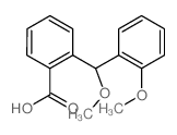 Benzoic acid,2-[methoxy(2-methoxyphenyl)methyl]-结构式