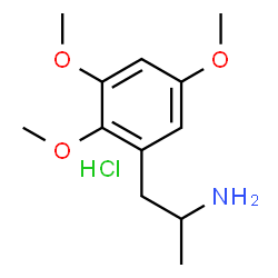 2,3,5-Trimethoxyamphetamine (hydrochloride)结构式