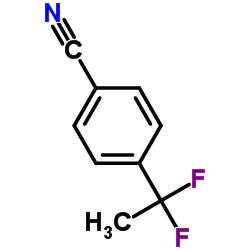 4-(1,1-Difluoroethyl)benzonitrile structure