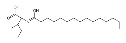 (2S,3S)-3-methyl-2-(pentadecanoylamino)pentanoic acid Structure