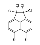5,6-dibromo-1,1,2,2-tetrachloroacenaphthene结构式