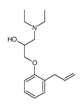 1-(diethylamino)-3-(2-prop-2-enylphenoxy)propan-2-ol Structure