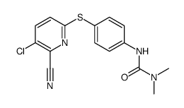 3-[4-(5-chloro-6-cyanopyridin-2-yl)sulfanylphenyl]-1,1-dimethylurea Structure