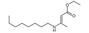 ethyl 3-(octylamino)but-2-enoate Structure