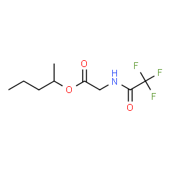 N-(Trifluoroacetyl)glycine 1-methylbutyl ester structure