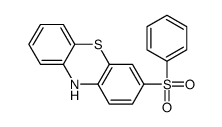 3-(benzenesulfonyl)-10H-phenothiazine结构式